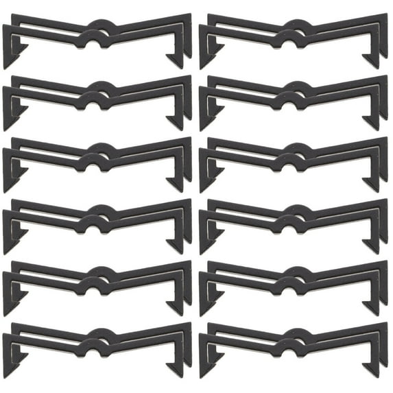 50pcs Plastic Pegboard Hook Locks Clips for Peg Board Hooks Secure Hold Accessories