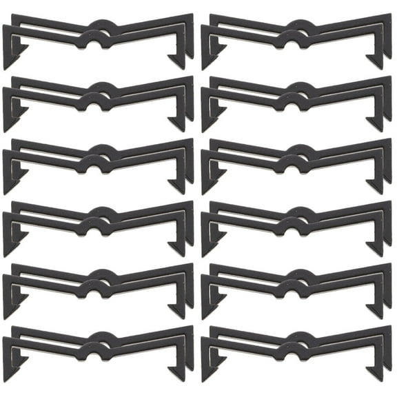 50pcs Plastic Pegboard Hook Locks Clips for Peg Board Hooks Secure Hold Accessories