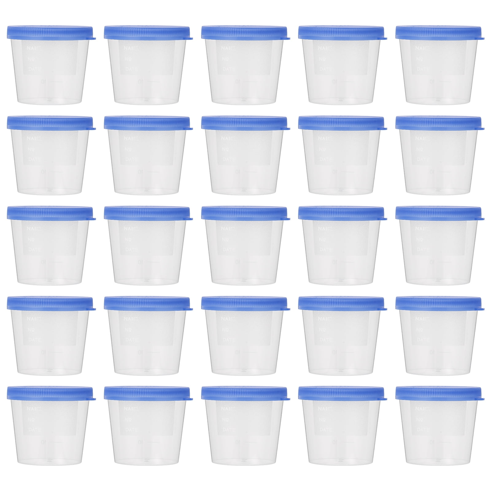 50pcs Plastic Urine Cups Disposable Specimen Cups Ovulation Pregnancy