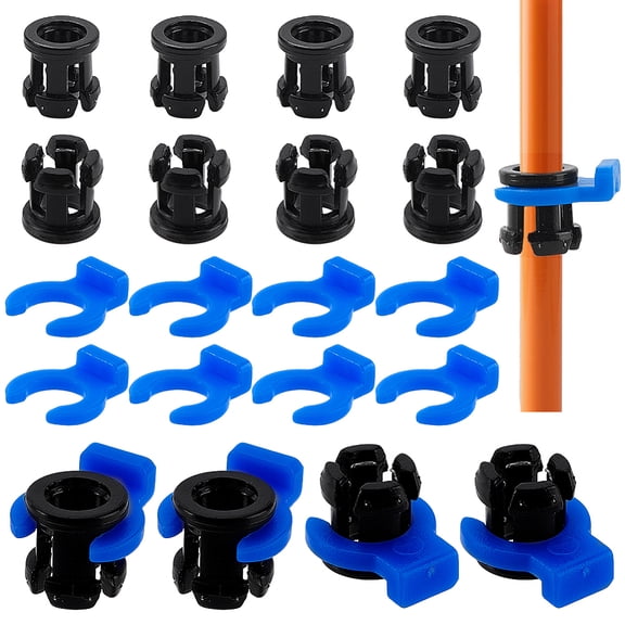50pcs Pneumatic Connector Tube Clamp Bowden Tube Coupler Set Bowden Collet and Clip Fixed 4mm Tube for 3D Printing Accessories Industrial Repairs