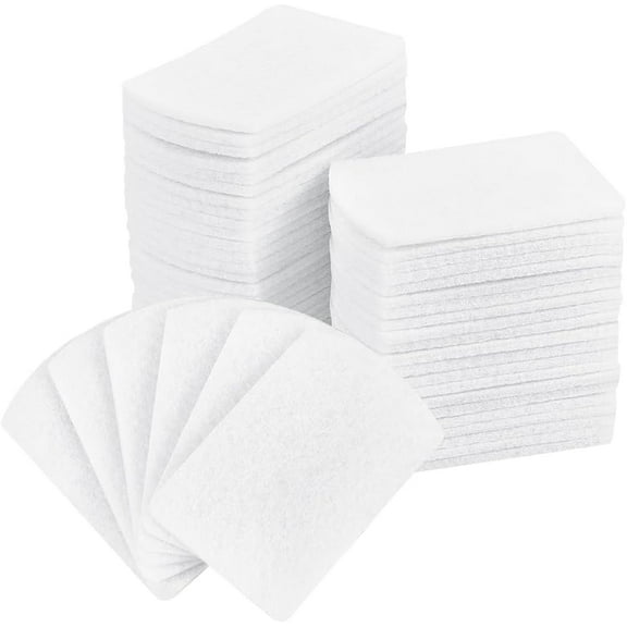 50pcs Polyester Perfume Pads Essential Oils Diffuser Locket Pads Rectangle 7x4.55x0.3cm