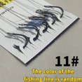 thumbnail image 1 of 50pcs Pre-tied Fishing Hooks with Leader Rigging, High Carbon Steel Hooks with PE Line, Universal Size for Freshwater Fishing, 1 of 10