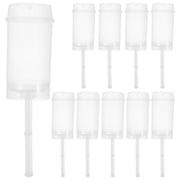 FONDOTIN 50pcs Cake Push Containers, Clear PP Plastic Dessert Push-Up Cups for Party, Wedding, and Baking