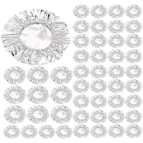 50pcs Repeatable Aluminium Foil Insulation Cover,Aluminum Foil Food Covers Fresh-Keeping Insulation Reusab