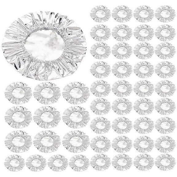 50pcs Repeatable Aluminium Foil Insulation Cover,Aluminum Foil Food Covers Fresh-Keeping Insulation Reusab