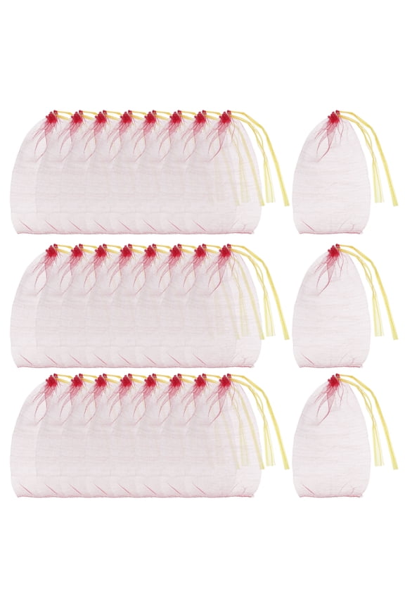 50pcs Reusable Mesh Produce Bags Mesh Vegetable Bags Onion Storage Bags Net Produce Seafood Bags Net Bags For Fruits And Other Agricultural Products