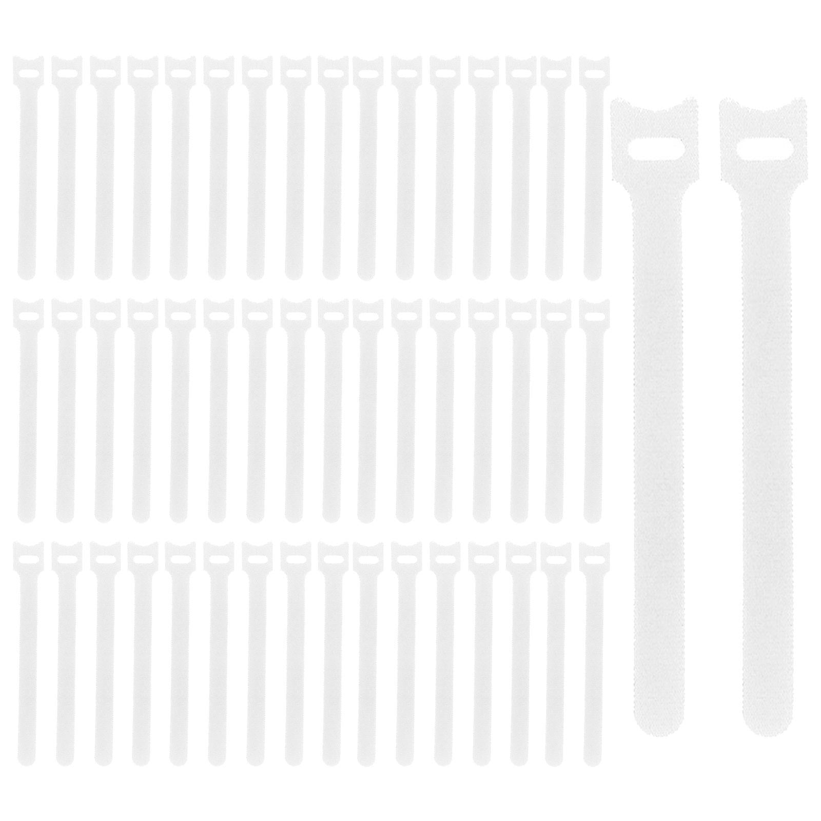 50pcs Reusable Zip Ties Releasable Zip Tie Heavy Duty Ending Removable Cable Ties Reusable