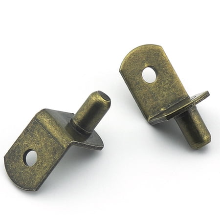 Worgeous 50pcs Right Angle Brackets with and Covers for Corner Joints L Shape Connectors Bronze Finish