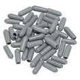 thumbnail image 1 of Uxcell Screw Thread Protectors End Caps Vinyl 50 Pcs 4mm Grey, 1 of 5