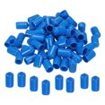 thumbnail image 1 of Uxcell Rubber End Caps Cover Vinyl Screw Thread Protector Round Vacuum Caps for Screw Bolt Pipes 1/2 inch 50Pcs, 1 of 5