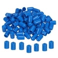 thumbnail image 1 of Uxcell Rubber End Caps Cover Vinyl Screw Thread Protector Round Vacuum Caps for Screw Bolt Pipes 5/16 inch 50Pcs, 1 of 5