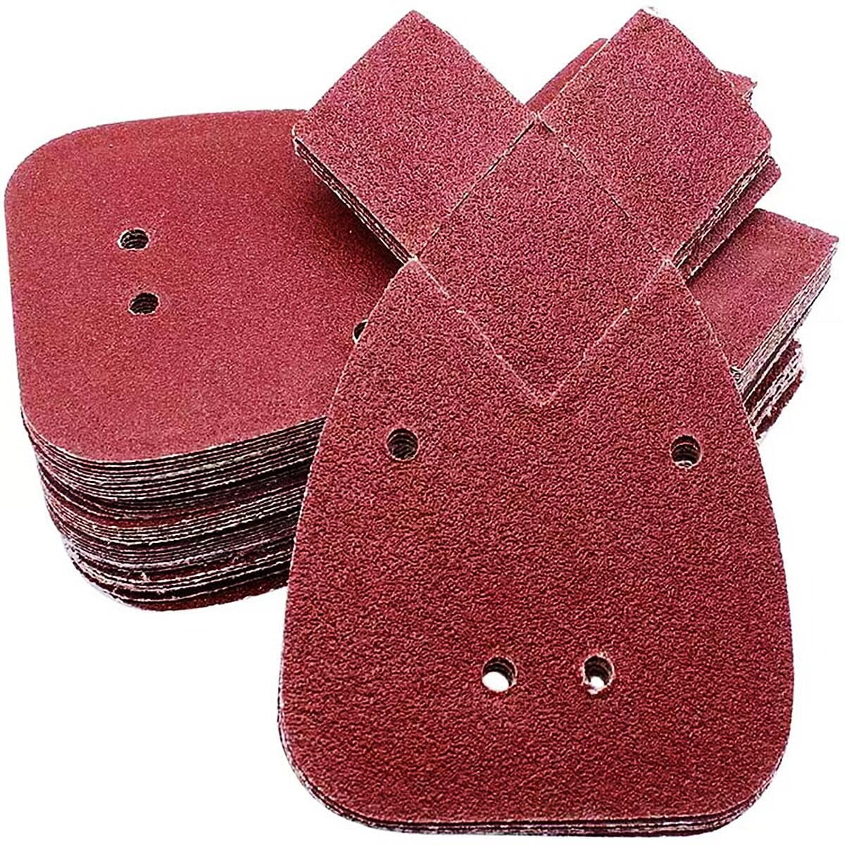 50pcs Sanding Sheets for Black and Decker Mouse Sanders,4 Holes Hook ...