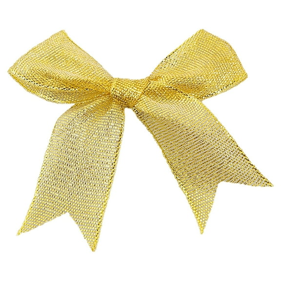 50pcs Satin Ribbon Christmas Wrap Bows, 3.3 Inch Craft Bows for Gift Wrapping, DIY Bags, Holiday, Wedding & Birthday Decoration 14#