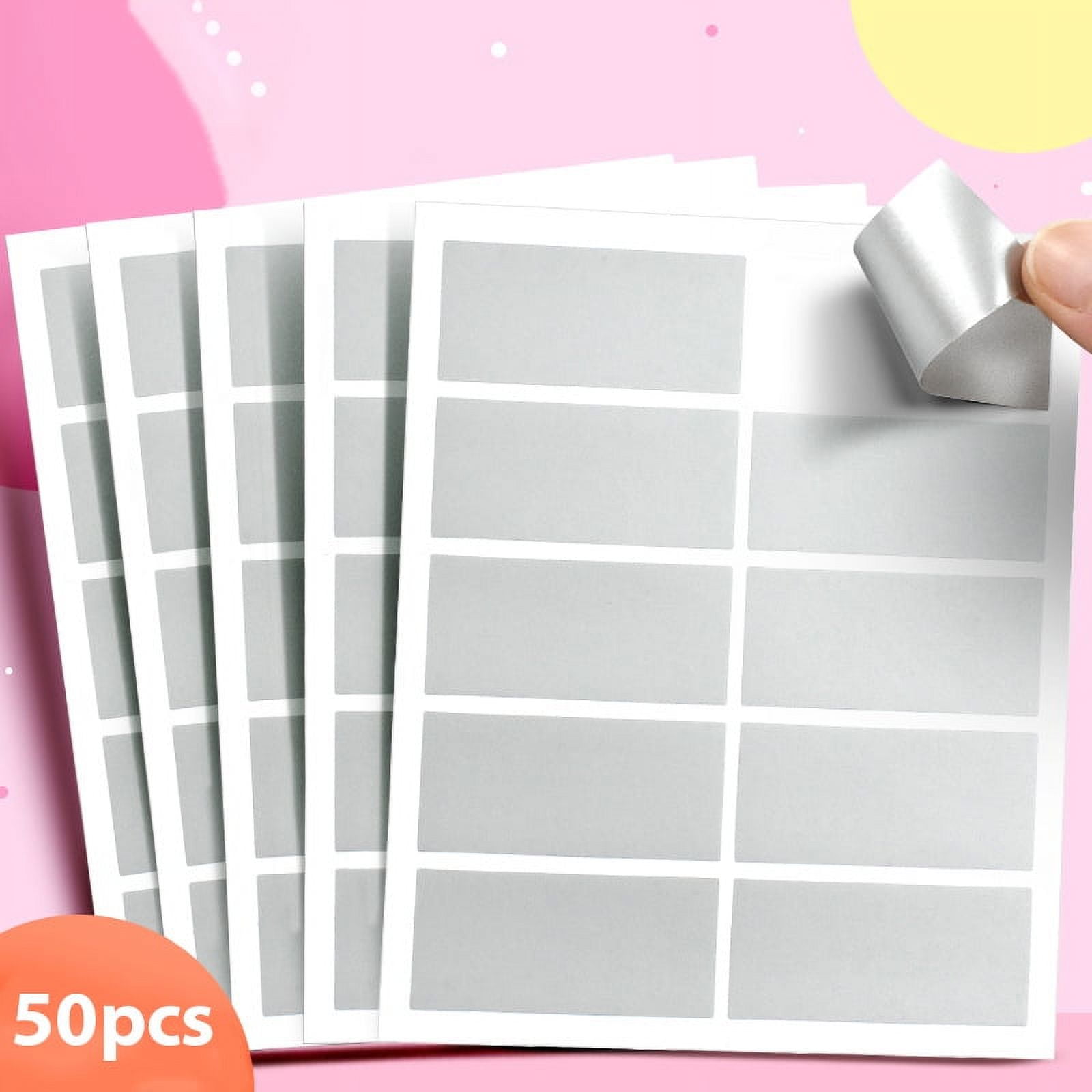 50pcs Scratch Off Labels Sticker for Party Activity Favors Stationery ...