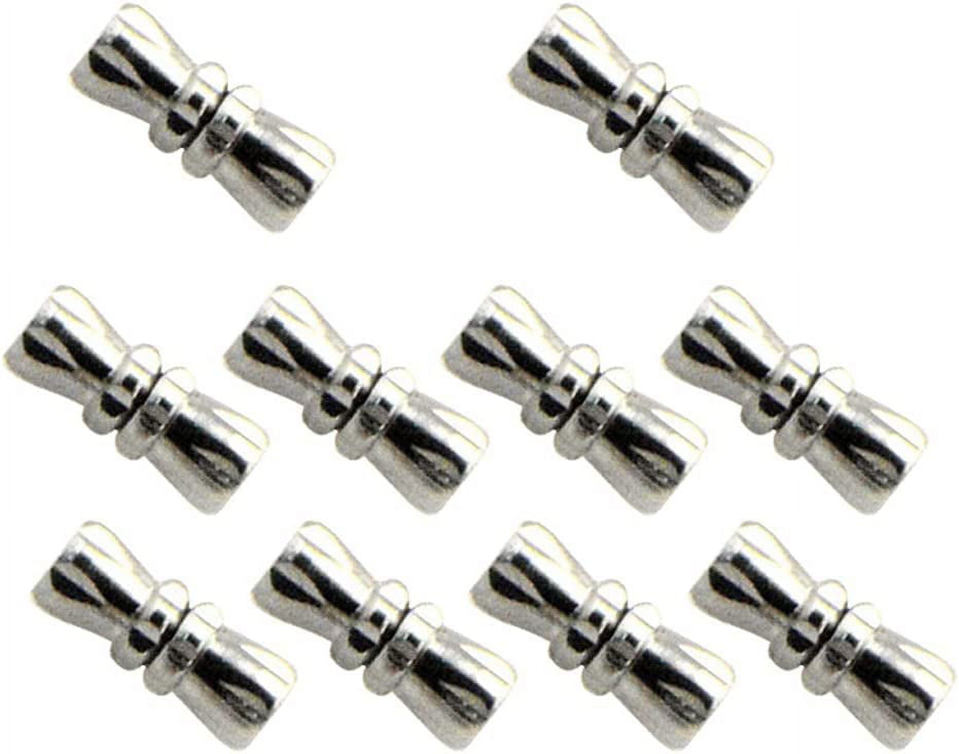 10Pcs Sterling Silver Pendant Clasp Earring Hooks 22mm Fish Hook Ear Wires  with Pinch Bails for Jewelry Making