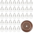 thumbnail image 1 of 50pcs Self-Adhesive Plate Hangers Invisible Small Plate Holders Vertical Hook Set 0.87 Inch Plastic Hanging Hooks for Picture, 1 of 6