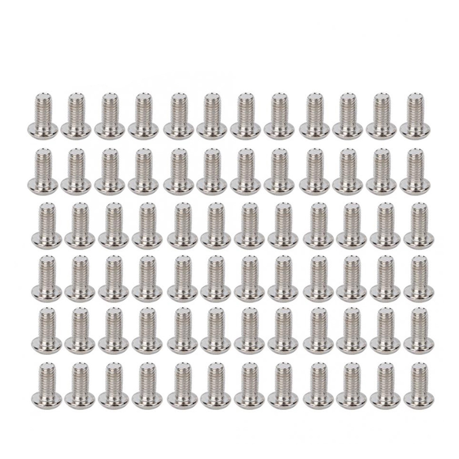 50pcs Semi-Circular Cap Screw Stainless Steel Mushroom Head Hex Socket ...