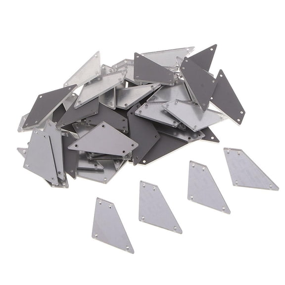 50pcs Sew On Acrylic Flat Back Rhinestone For Dancing Dress Clothes Bags Shoes Embellishments