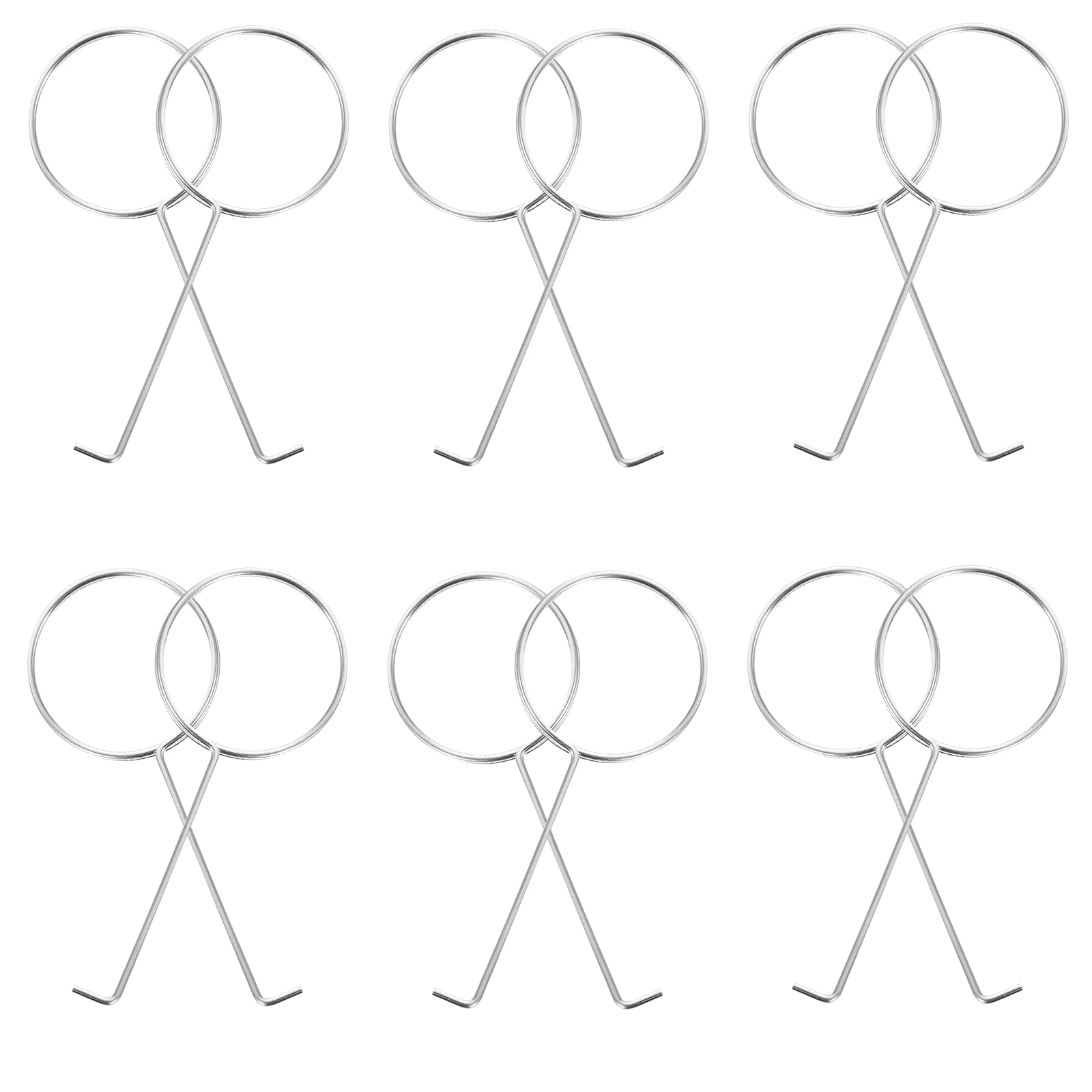 50pcs Shower Drain Hooks Floor Drain Grate Hook Tub Drain Removal Tool Sink Strainer Lifting