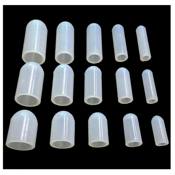 50pcs Silicone screw protective sleeve, inside diameter 7.5mmxOuter diameter10.5mm xlength12.7mm