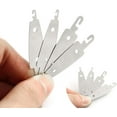 thumbnail image 1 of 50pcs Stainless Steel Needle Threader Embroidery Cross Stitch Needle-Threading Sewing Needlework DIY Tool for Large Eye Needles, 1 of 5
