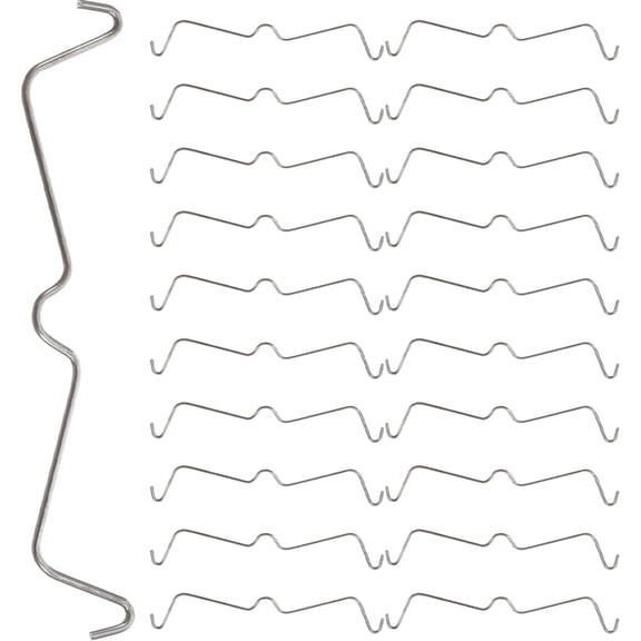 50pcs Stainless Steel Pegboard Hook Locks Pegboard Hooks Accessories for Store