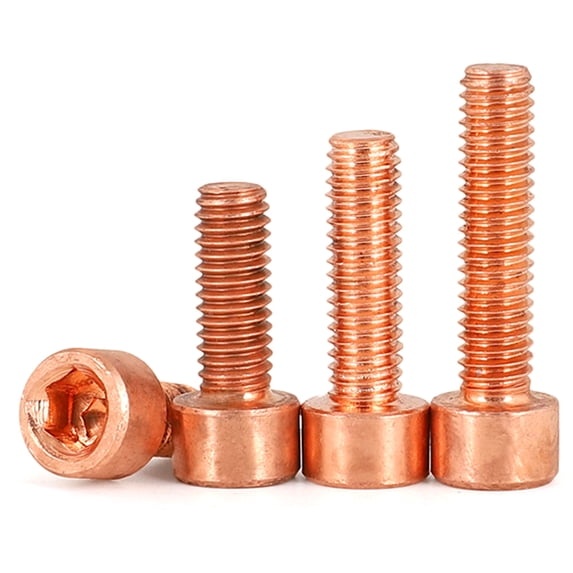 (50pcs) T2 Purple Copper Socket Head Cap Screws , M3x6mm