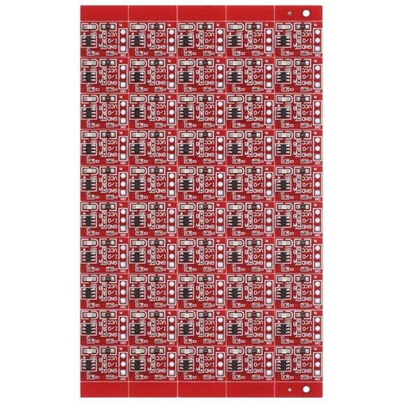 50pcs TTP223 Capacitive Touch Switch Module, Self-Locking for toggle Button Sensor Board for DIY Electronics Projects, 2.5V-5.5V Operating Voltage, Red PCB Component Kit