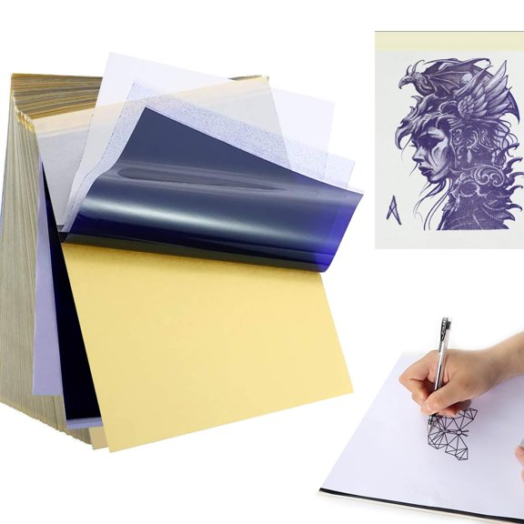 50pcs Tattoo Stencil Paper,Transfer Paper for Tattoo Supplies