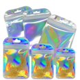 thumbnail image 1 of 50pcs Thicken Self Sealing OPP Bags Transparent Plastic Storage Pouch with Hang Hole for Jewelry Retail Display Packaging Rainbow Aluminum 6x13cm(IN5x10cm), 1 of 6