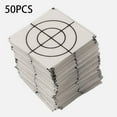 thumbnail image 1 of 50pcs Total Station Reflector Silver Reflective Target Total Station Measurement For Total Station Surveying Reflective Sticker, 1 of 5
