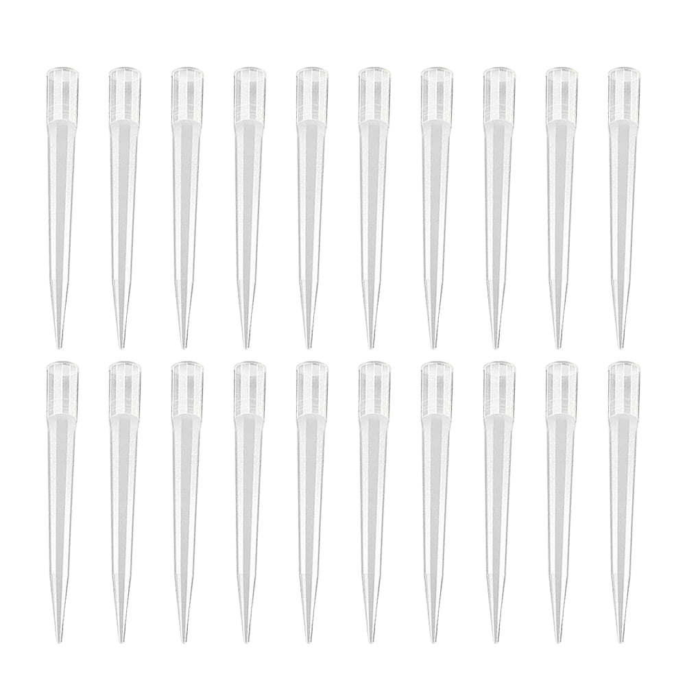 50pcs Transparent Pipettor Liquid Pipette Tips Plastic Nozzle Tips
