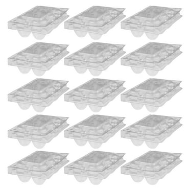 50pcs Transparent Quail Egg Cases Plastic Quail Egg Boxes Reusable Small Eggs Packaging Case