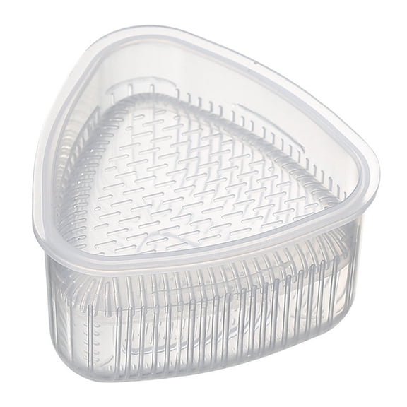 50pcs Triangle Onigiri Rice Ball Mold, Clear Plastic Rice Ball Maker Mold, Bento Lunch Sushi Molds for Kids and Adults