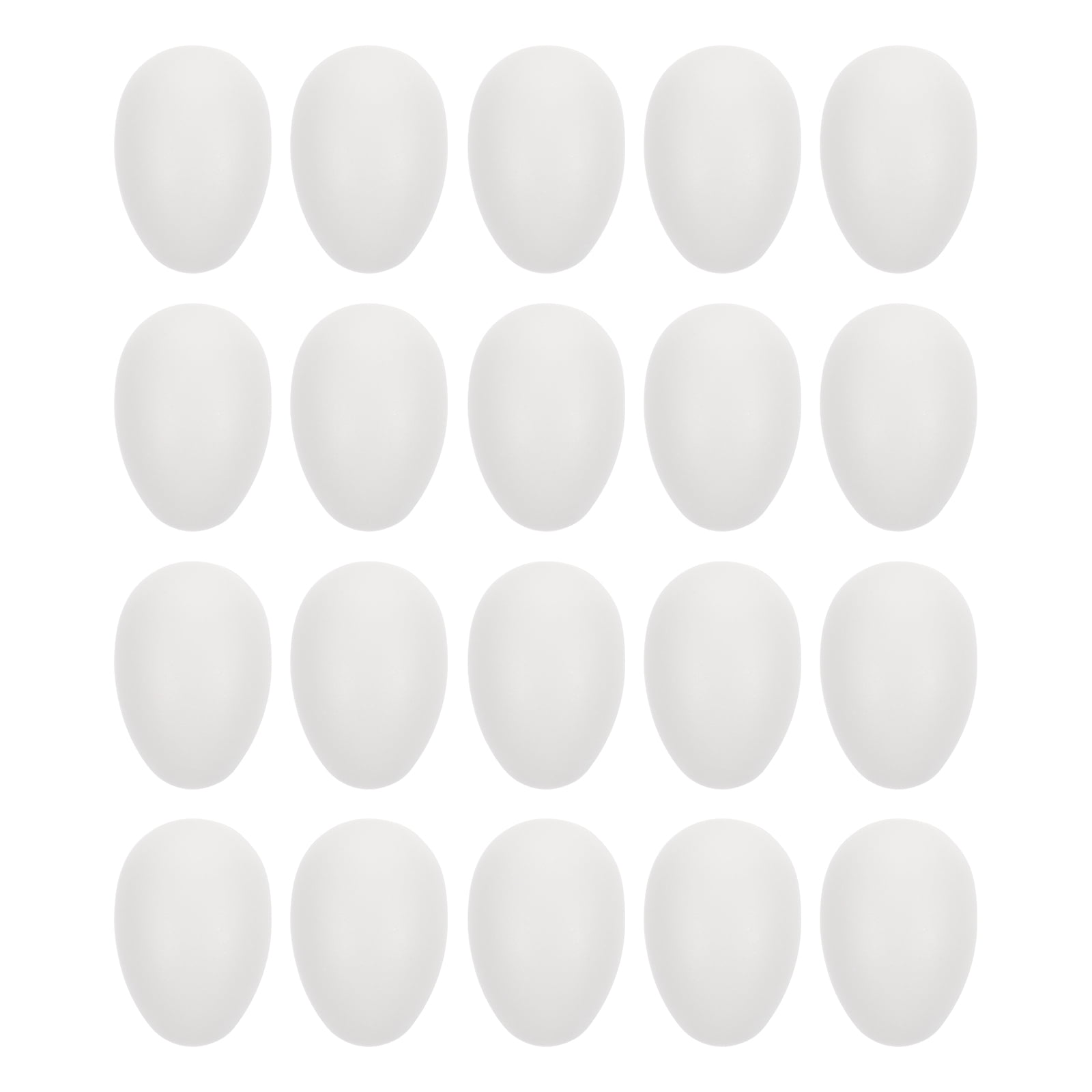 50pcs Unfinished Artificial Eggs Graffiti Plastic Eggs DIY Easter Egg