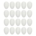 50pcs Unfinished Artificial Eggs Graffiti Plastic Eggs DIY Easter Egg