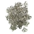 thumbnail image 1 of 50pcs Vintage Lotus Flower Cut Pendant Charms Jewelry Making Accessory Craft, 1 of 5