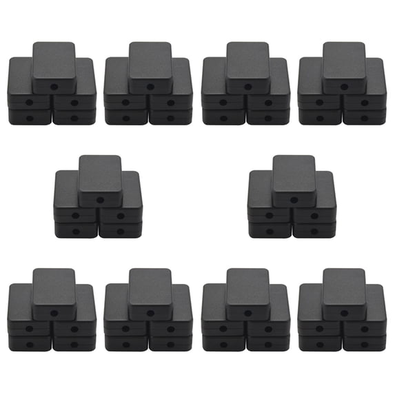50pcs Waterproof Plastic Electric Project Case Junction Box 55x35x15mm