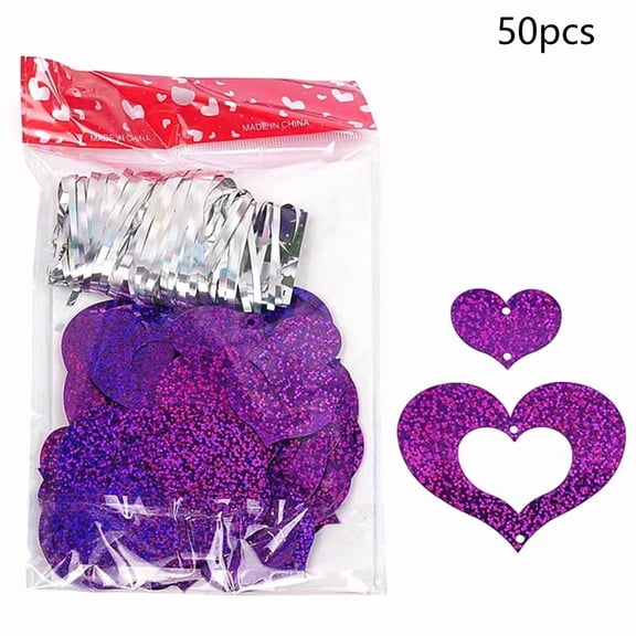 50pcs Wedding Birthday Party Balloons, Rain Silk Pendants Holiday Supplies