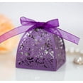 thumbnail image 1 of 50pcs Wedding Laser Hollow Wedding Candy Box Rose Valentine’s Day Chocolate Candy Box, 1 of 6