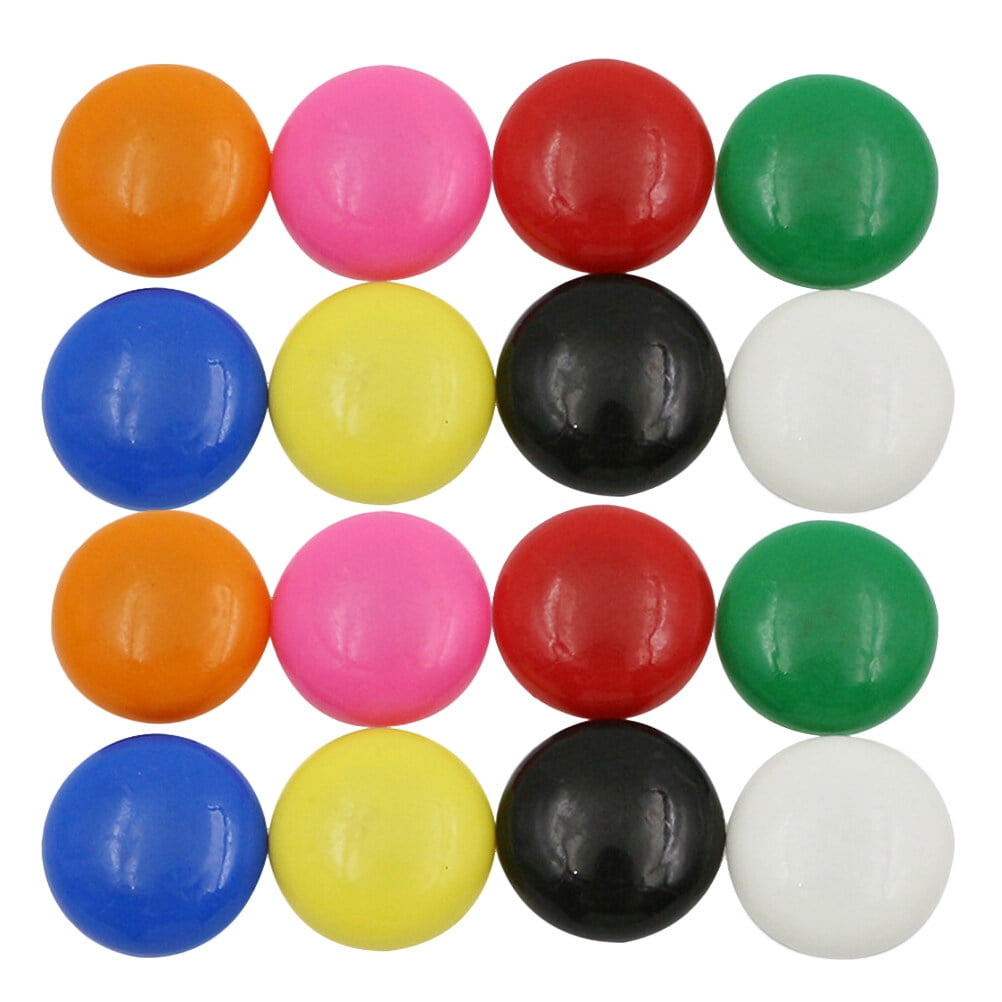 50pcs Whiteboard Button Round Alphabet Letters Affixed