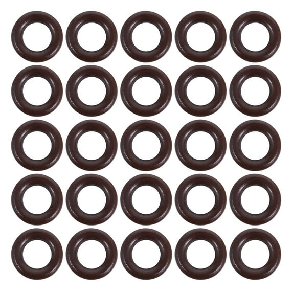 Hytrove Jewelry Making Wood Rings 50Pcs 1In