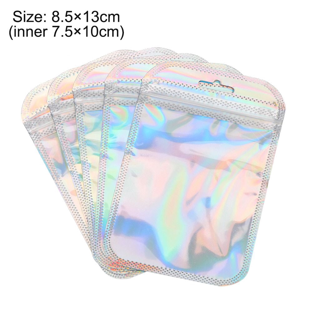 50pcs/bag High quality Jewelry Display Iridescent Packaging Bag OPP ...