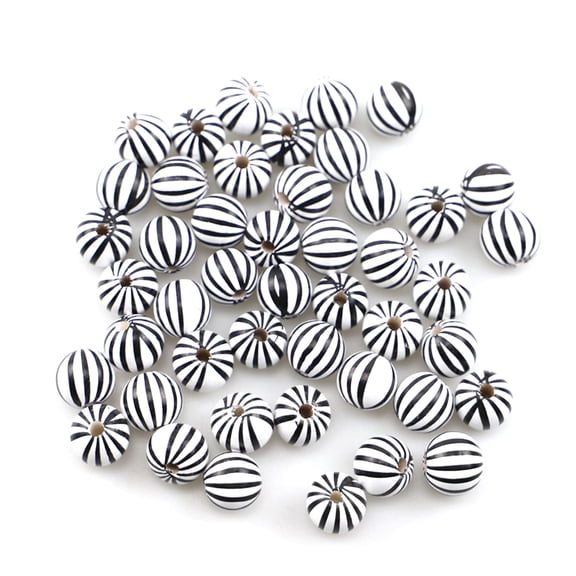 50pcs/lot 16mm Christmas Natural Wooden Beads Snowflakes Pattern Spacer Loose Beads For Jewelry Making Handmade