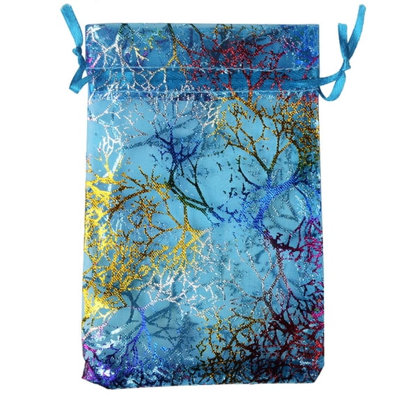 50pcs/lot 7x9cm 9x12cm 10x15cm 13x18cm Colorful Organza Bags Favor Gift Bags Jewelry Packaging Bags Wedding Drawstring Pouches type2 10x15cm