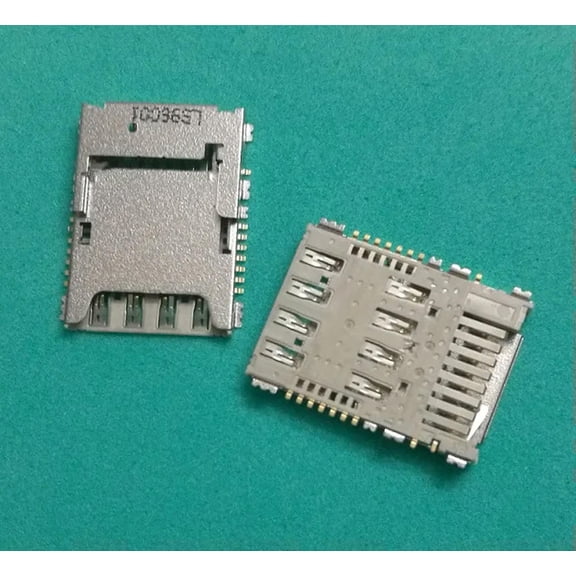 50pcs/lot SIM card reader holder connector for Galaxy S5 G900H G900F G900X G9009 G530H memory SD slot socket module