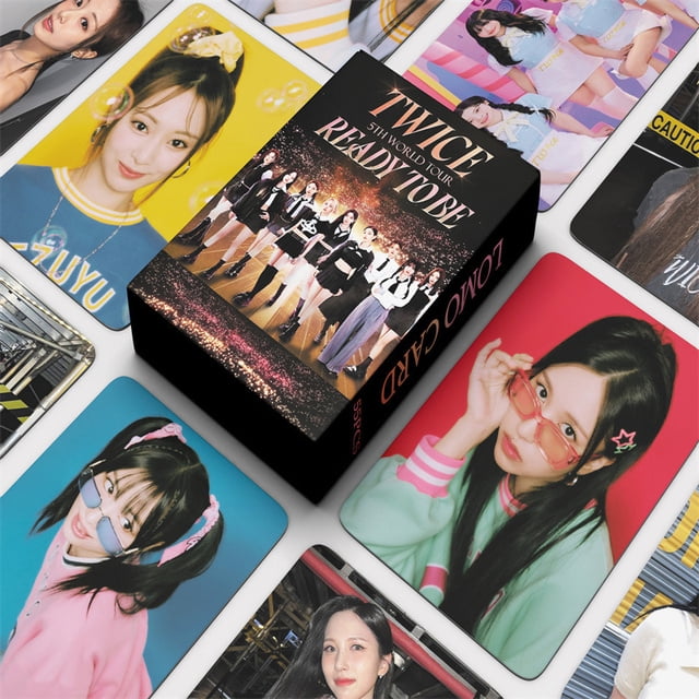 50pcs/set TWICE Misamo Album Laser LOMO Card Minatsuki Sacha