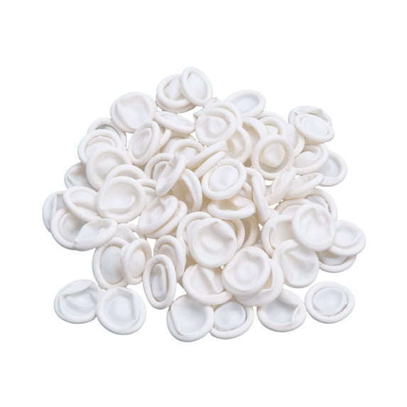 50pieces Disposable Latex Finger Cots With AntiSlip Design Elastic Finger Covers Perfect For Jewelers And Manicurists