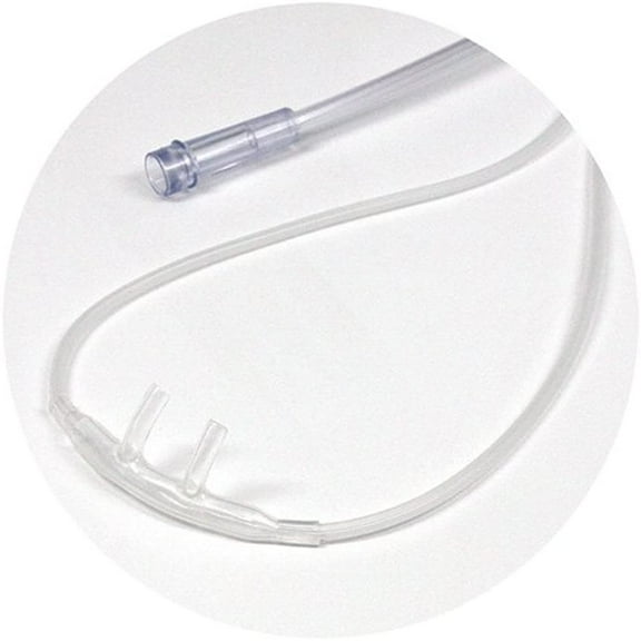 50pk Sunset 4Ft Soft Adult Oxygen Nasal Cannula w/Kink-Free Supply Tubing (RES1104S)