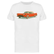 50s Retro Cars T-Shirt Men -Image by Shutterstock, Male Medium